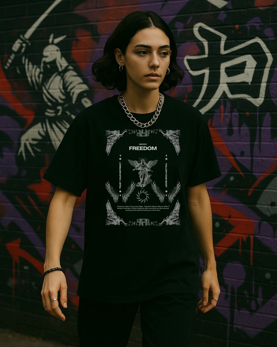 Legacy: FREEDOM – Oversized Streetwear T-Shirt