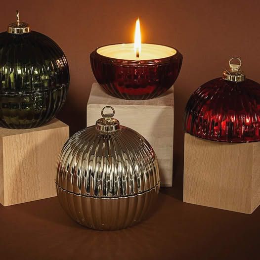 Christmas Bauble Candles