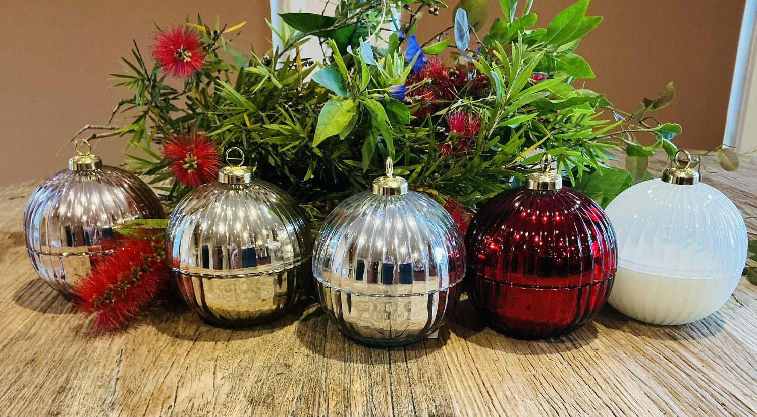 Christmas Bauble Candles