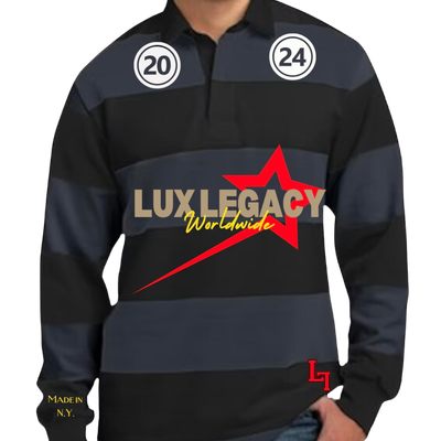 Lux Graphic Rugby Polo