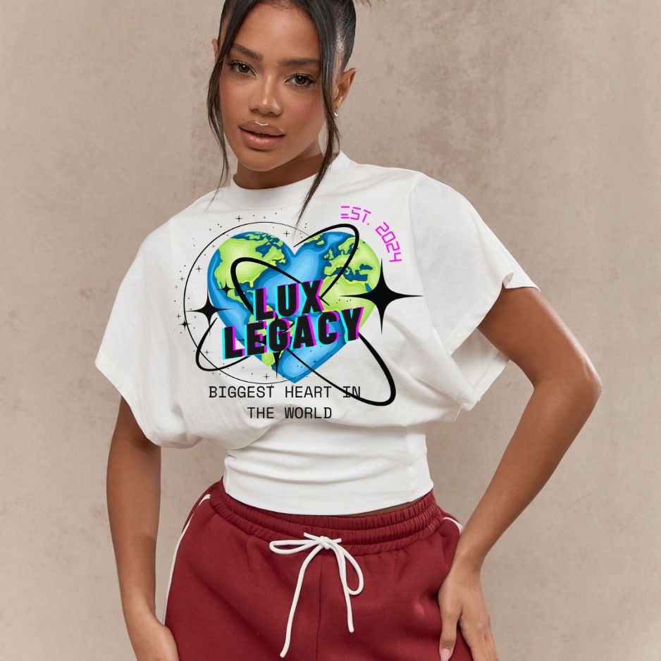 The Biggest Heart Tee ( white)