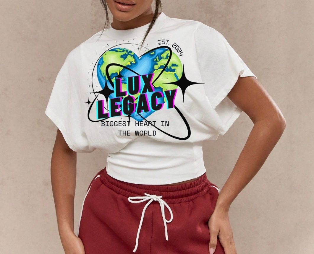 The Biggest Heart Tee ( white)