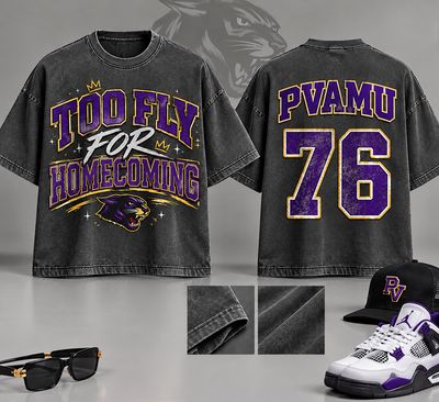 TNA Graphics x Lux Legacy | PVAMU TOO FLY TEE | HOMECOMING COLLECTION