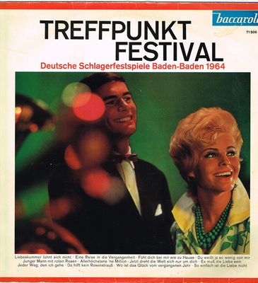 Treffpunkt Festival Deutsche Schlagerfestspiele Baden-Baden 1964 (VG)