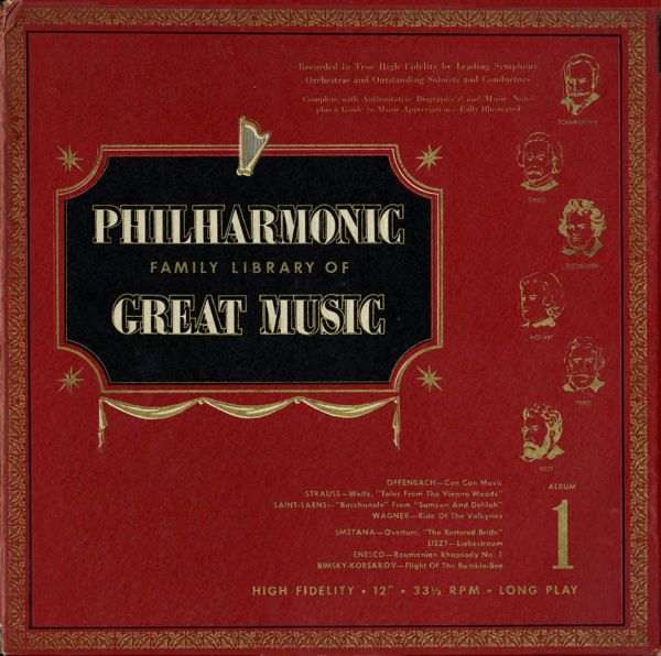 Various – Philharmonic Family Library Of Great Music: Album 1 (VG, PFLS 1, USA)