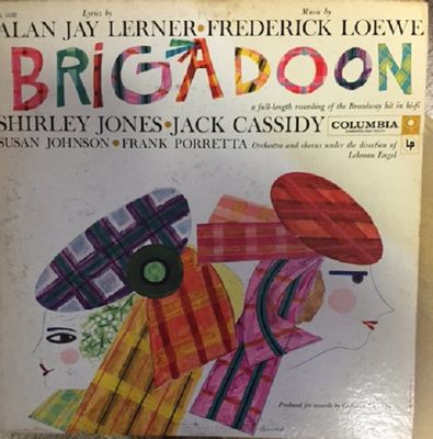 Shirley Jones , Jack Cassidy, Susan Johnson, Frank Porretta – Brigadoon (G, 1957, LP, Columbia Masterworks – CL 1132, Canada)