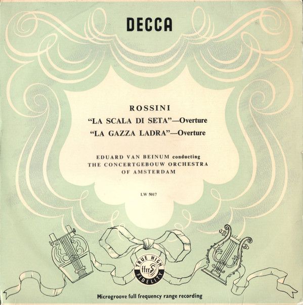 Rossini – La Scala Di Seta - Overture / La Gazza Ladra - Overture (VG)