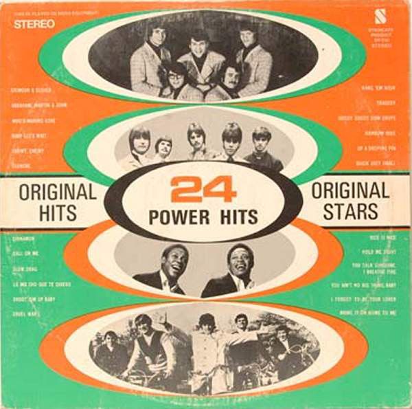 Various – 24 Power Hits (F, 1969, LP, Syndicate Product – SH-910)