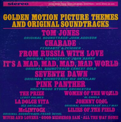 Various – Golden Motion Picture Themes And Original Soundtracks (VG)