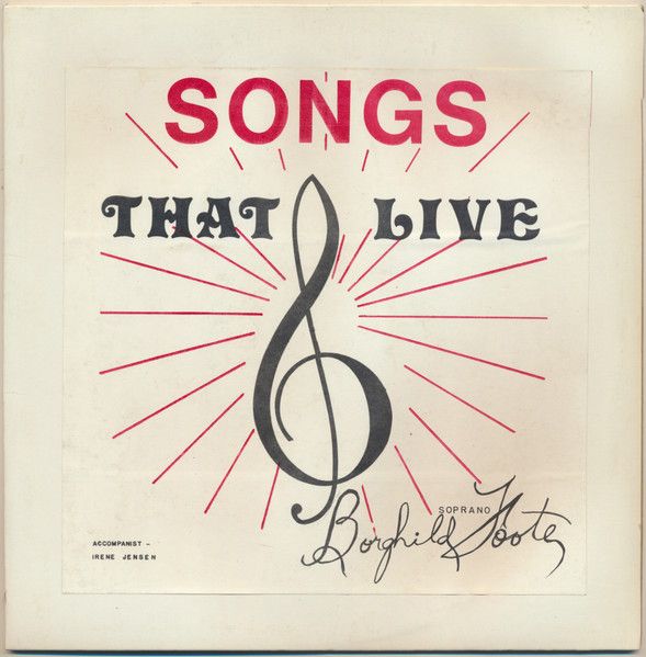 Borghild Foote, Irene Jensen - Songs That Live (VG, LP, Vocal – EKLP 114) DSG