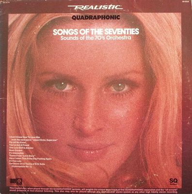Sounds Of The 70&#39;s Orchestra – Songs Of The Seventies (VG, 1972, LP, Capitol Special Markets – QL-6774)