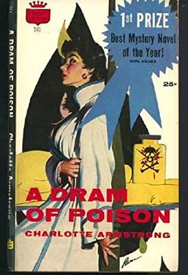 Armstrong, Charlotte (MY) A Dram of Poison (1956, Fawcett Crest, Vintage PB)