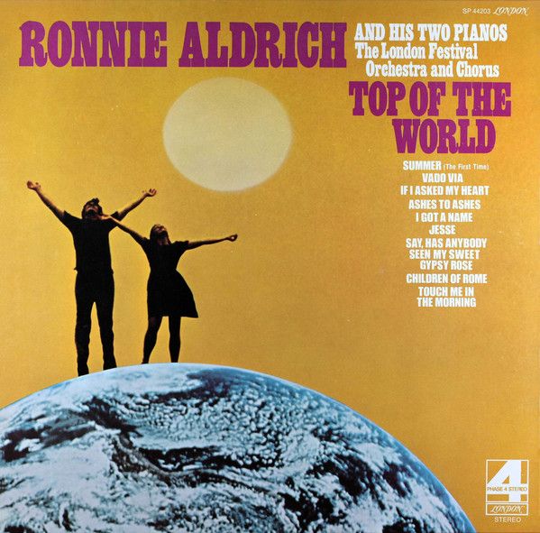 Ronnie Aldrich His Two Pianos – Top Of The World (VG)