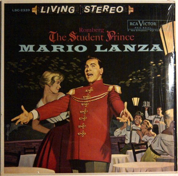 Mario Lanza – The Student Prince (VG,1960, LP, RCA Victor Red Seal LSC-2339, Canada )