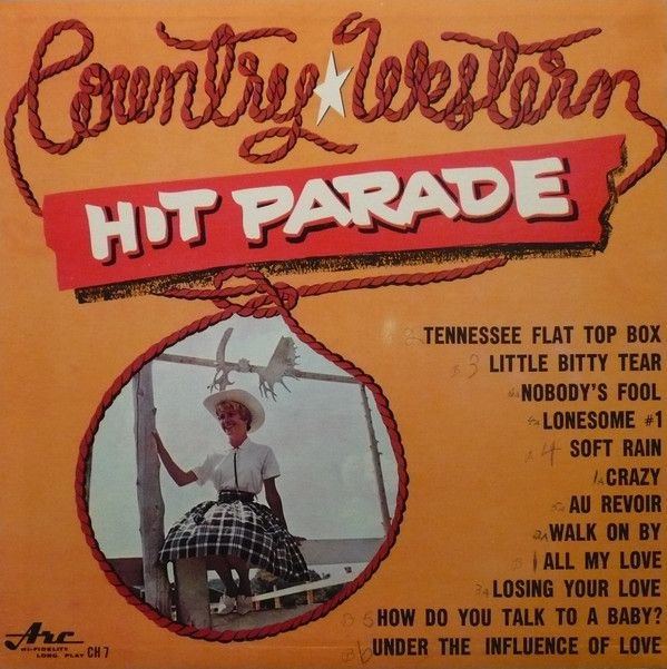 The Nashville All-Stars – Country And Western Hit Parade (G+, LP, Arc Records – CH-7)