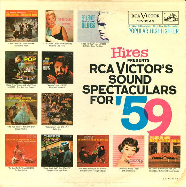 Various – Hires Presents RCA Victor&#39;s Sound Spectaculars For 1959 (VG)