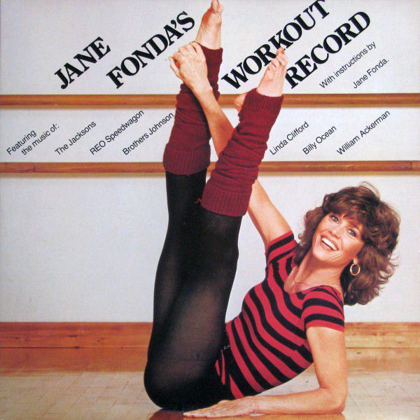 Jane Fonda&#39;s Workout Record (2LP, KC2 38054, VG)