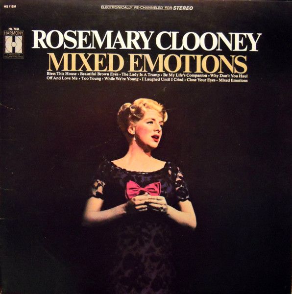Rosemary Clooney – Mixed Emotions (VG, 1968, LP, Harmony – HS 11254, Canada)
