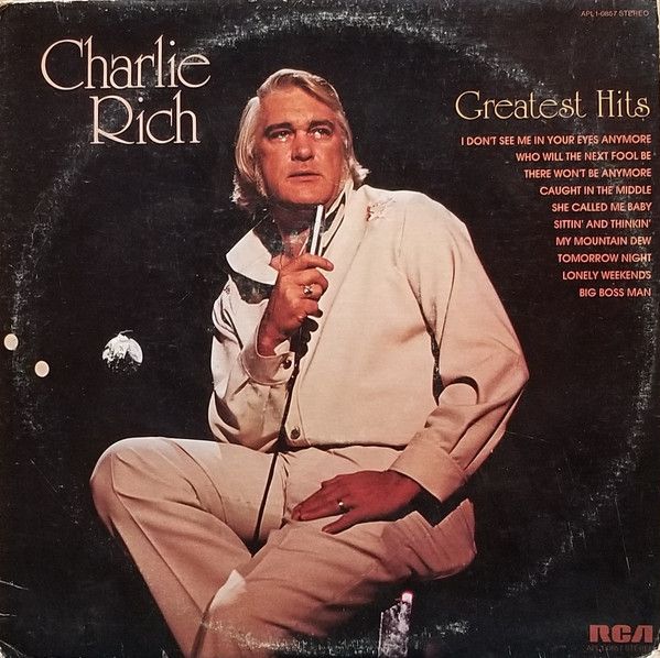 Charlie Rich – Greatest Hits (VG, 1975, LP, RCA Victor – APL1-0857)