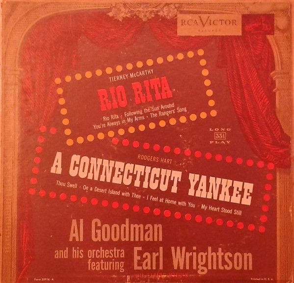 Al Goodman And His Orchestra – Rio Rita / A Connecticut Yankee (G, 1952, LP, RCA Victor – LK 1026)