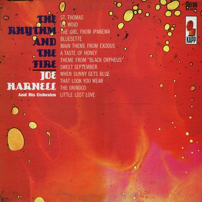 Joe Harnell And His Orchestra – The Rhythm And The Fire (VG, 1965, LP, Kapp Records – KS 3416)