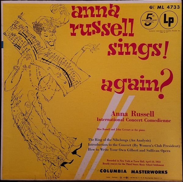 Anna Russell – Anna Russell Sings! Again? (VG)