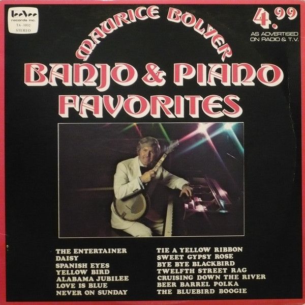 Maurice Bolyer – Banjo &amp; Piano Favorites (VG)