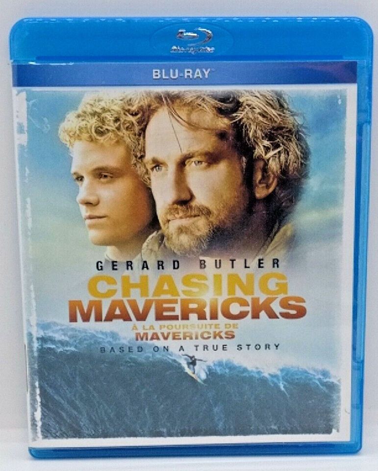 Chasing Mavericks (2014) (Factory Sealed, Blu-ray) Gerard Butler