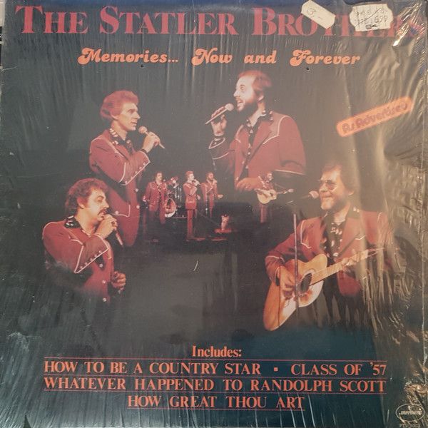 The Statler Brothers – Memories... Now And Forever (VG, LP, Mercury – PTV 1003, Canada)