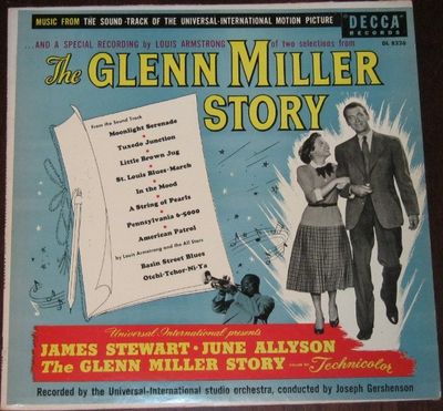 Universal-International Orchestra – The Glenn Miller Story Music From The Soundtrack (VG, 1956, LP, Decca – DL 8226, USA)