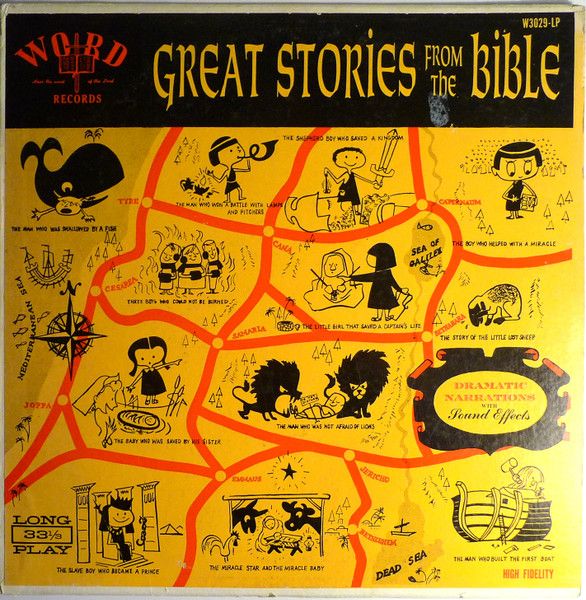 Wendell Loveless* – Great Stories From The Bible (LP, W3029, G)