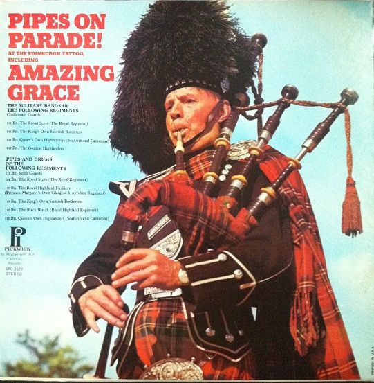 The Massed Bands, Pipes And Drums From The Edinburgh Military Tattoo – Pipes On Parade! (LP, SPC-3329, VG)