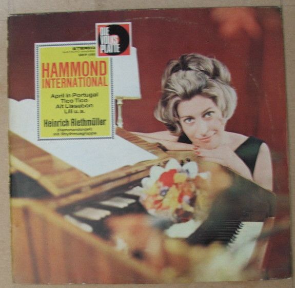 Heinrich Riethmüller – Hammond International (LP, SMVP 6065, G)
