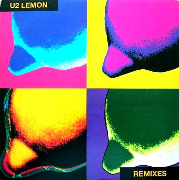 U2 – Lemon (Remixes) (VG, 1993, 12&quot; Single, Yellow, Island Records – 422-862 957-1)