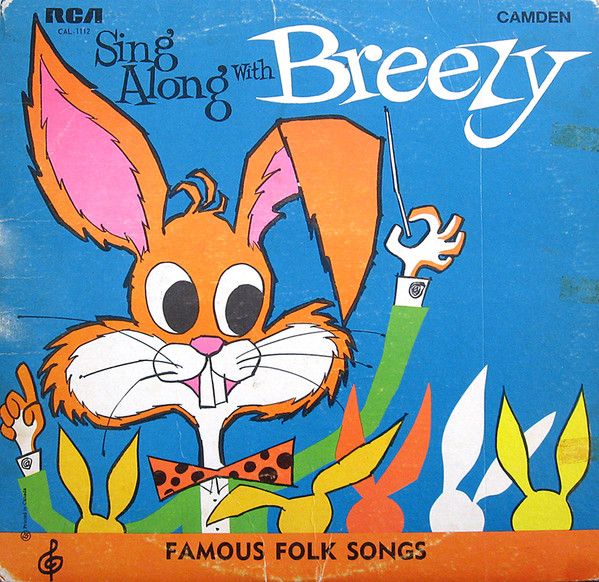 Sing Along With Breezy - Famous Folk Songs (G, LP, RCA Camden – CAL-1112) DSG
