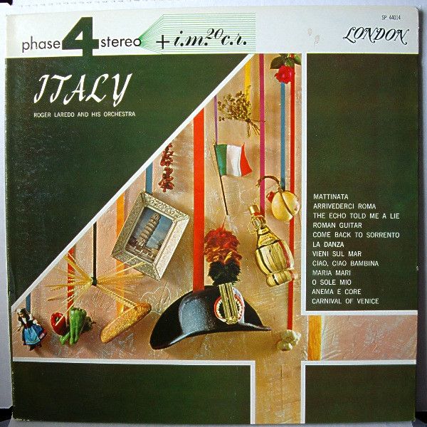 Roger Laredo And His Orchestra – Italy (G, 1962, LP, London Records – SP 44014, Canada)