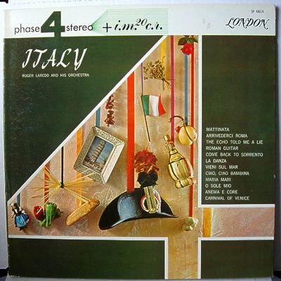 Roger Laredo And His Orchestra – Italy (G, 1962, LP, London Records – SP 44014, Canada)
