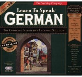 The Learning Company - Learn To Speak German, Version 8.0 (4xCD-ROM, Windows 95/98)
