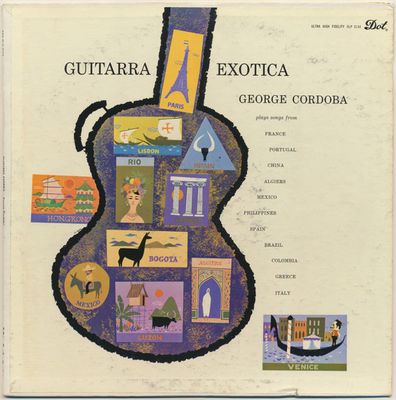 George Cordoba – Guitarra Exotica (VG, 1958, LP, Dot Records – DLP 3134) DSG