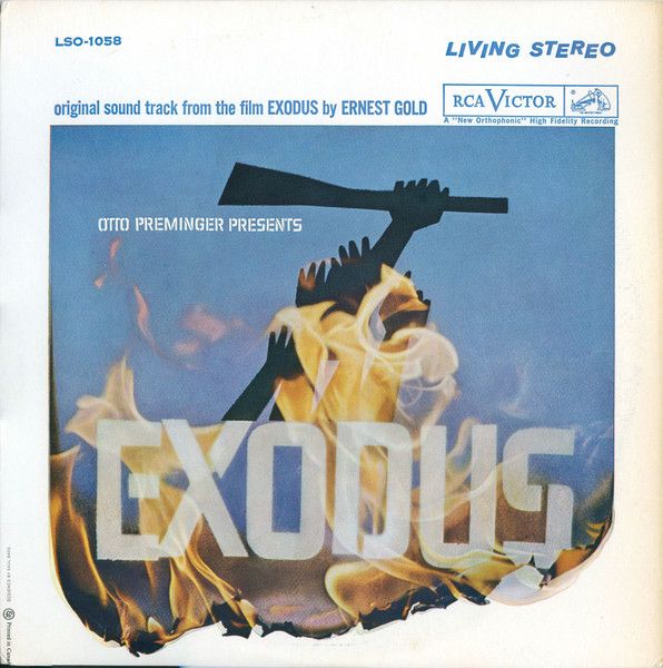 Ernest Gold – Exodus - An Original Soundtrack Recording (VG, 1960, LP, RCA Victor – LSO-1058)