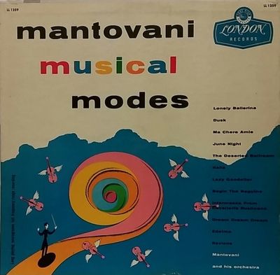 Mantovani And His Orchestra – Musical Modes (G+, 1956, LP, London Records – LL 1259)