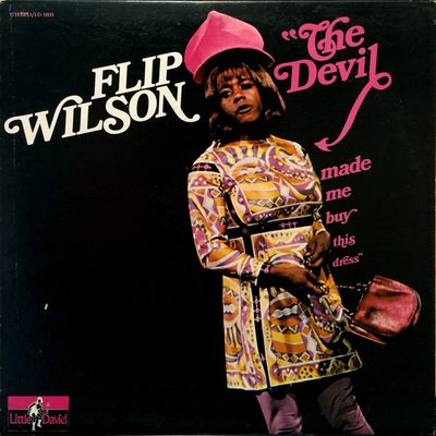 Flip Wilson – The Devil Made Me Buy This Dress (G+, 1970, LP, Little David Records – LD-1000)