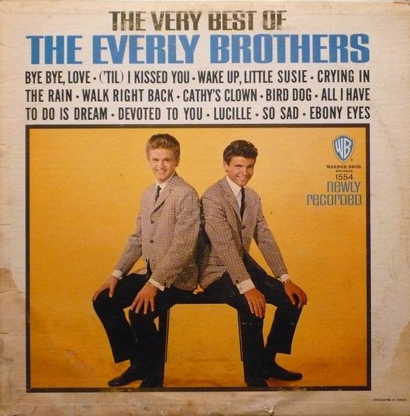 Everly Brothers – The Very Best Of The Everly Brothers (G+, LP, Mono, Blue Labels, Warner Bros. – WS 1554)