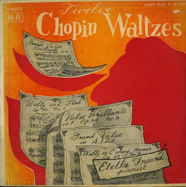 Chopin* : Etelka Freund – Twelve Chopin Waltzes (VG)