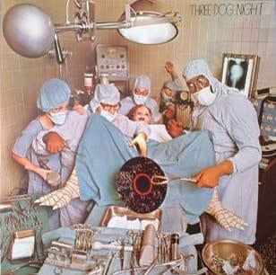 Three Dog Night – Hard Labor (VG, 1974, LP, Gatefold with embossed bandaid and attached medical file folder, ABC Dunhill – DSD 50168)
