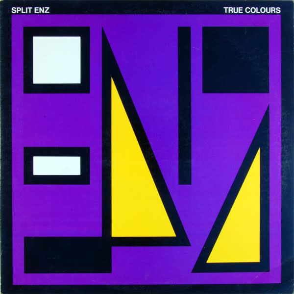 Split Enz – True Colours (VG, 1980, LP, Etched, Purple Cover, A&amp;M Records – SP 4822)