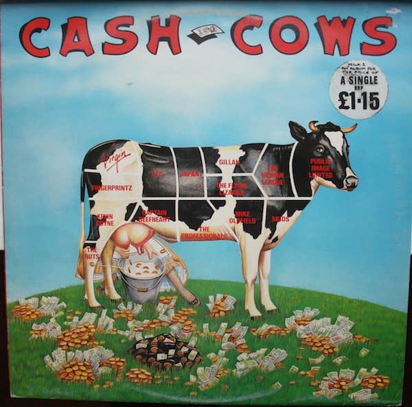 Various ‎– Cash Cows (VG, 1981, LP, Virgin – MILK 1, Canada)