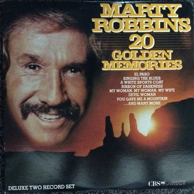 Marty Robbins – 20 Golden Memories (VG, 1983, 2LP, CBS Direct – CDM2-048)