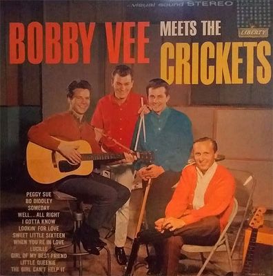 Bobby Vee, The Crickets – Bobby Vee Meets The Crickets (G+, 1963, LP, Liberty – LST-7228)