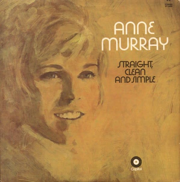 Anne Murray - Straight, Clean And Simple (VG, 1971, LP, Capitol Records – ST-6359)
